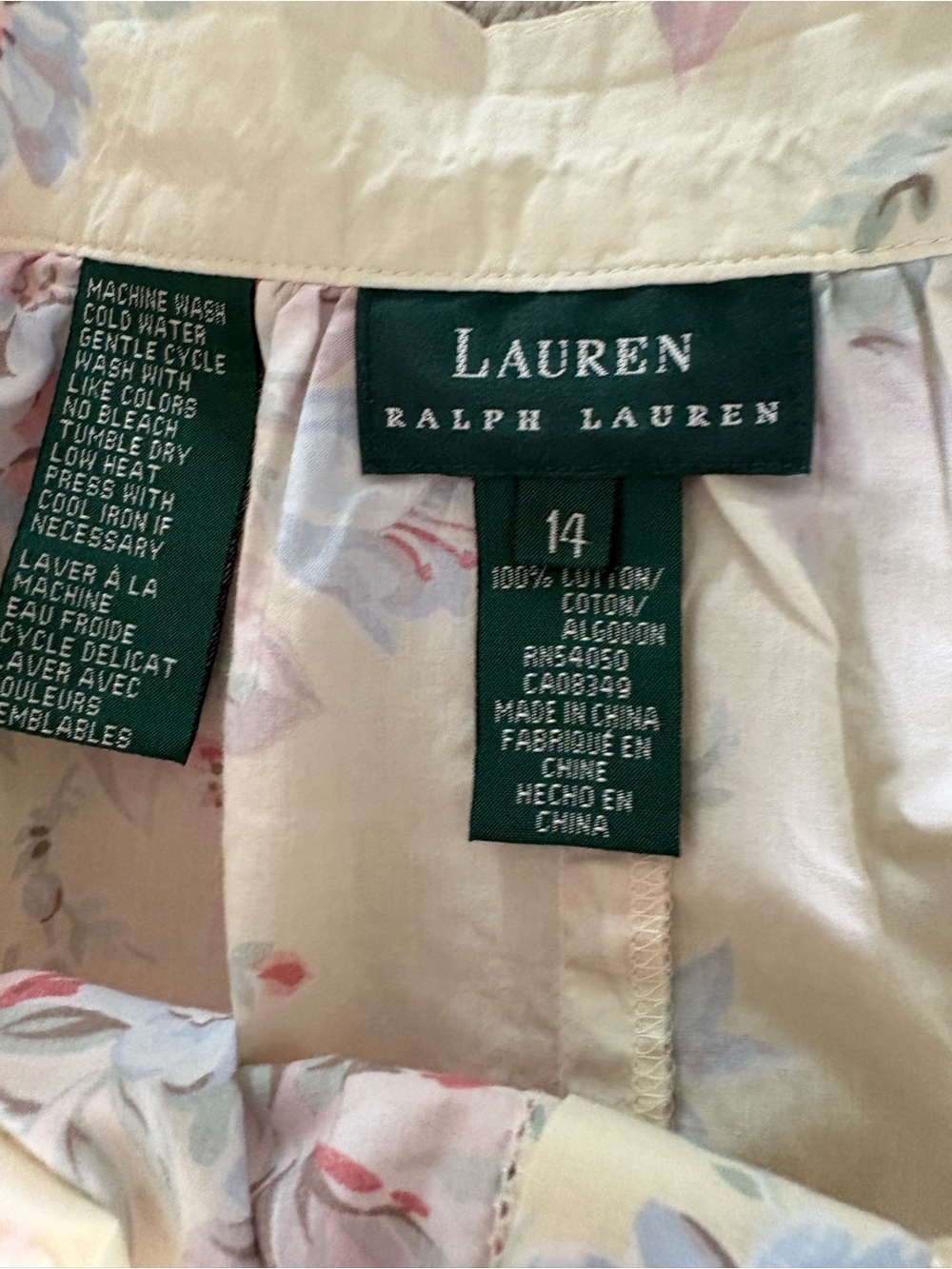 Lauren Ralph Lauren Vintage Floral Midi Skirt - Picture 3 of 8